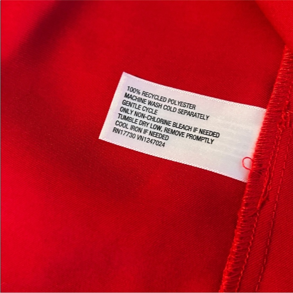 a new day Vibrant Red High-Waist Pleated Trousers - Picture 5 of 6